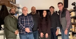 Brian Wiersma with the Daisy Chicago team