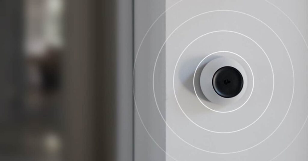 Josh.ai control system on a wall