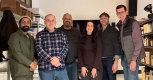 Brian Wiersma with the Daisy Chicago team