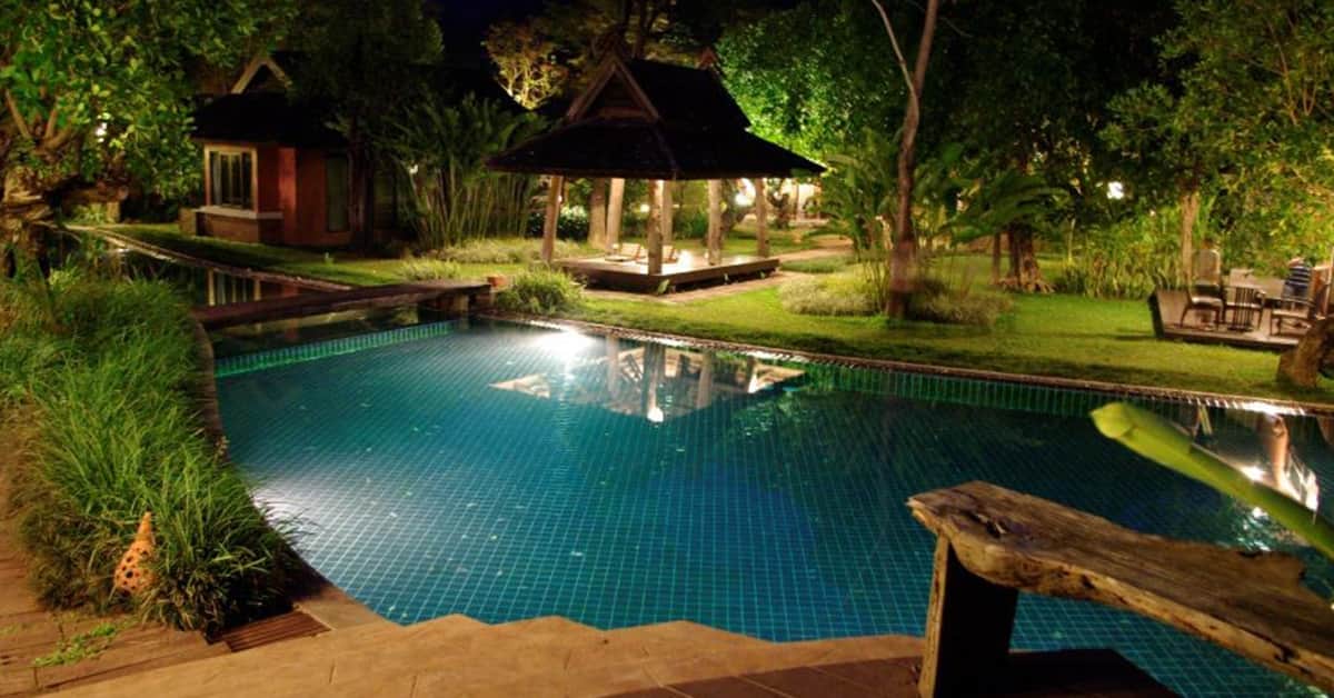 Creating an Enchanting Oasis After Dark with Landscape Lighting